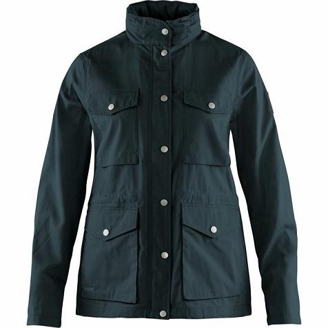 Fjallraven Räven Wind Jacket Navy Singapore For Women (SG-732417)